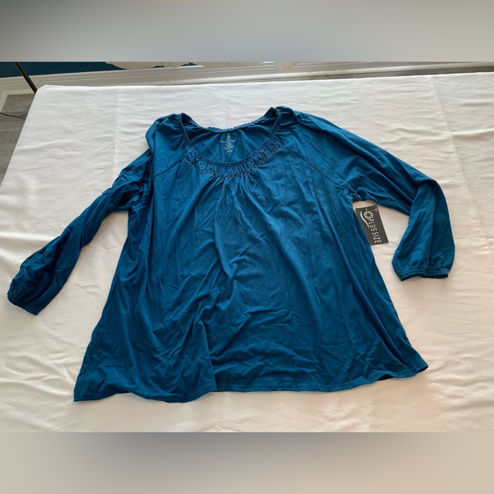 Elegant Teal Blouse by Lush